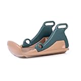 Step2 Snow Runner, Kids Ride On Toy & Outdoor Snow Sled & Toboggan, Fits 2 Riders, Made of Durable Plastic, Max Weight 120 lbs., for Toddlers 3-6 Years Old, Tan & Green