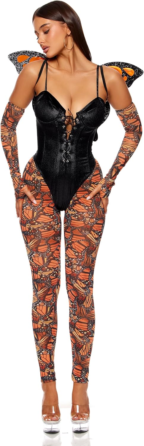 Forplay Women's Metamorphosis 4-piece Women's Butterfly Costume