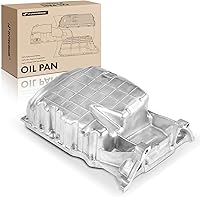 A-Premium Aluminum Engine Oil Pan Sump w/ Drain Plug for Honda Accord 2008-2012, Crosstour 2012-2014, Acura TSX 2008-2014 2.4L