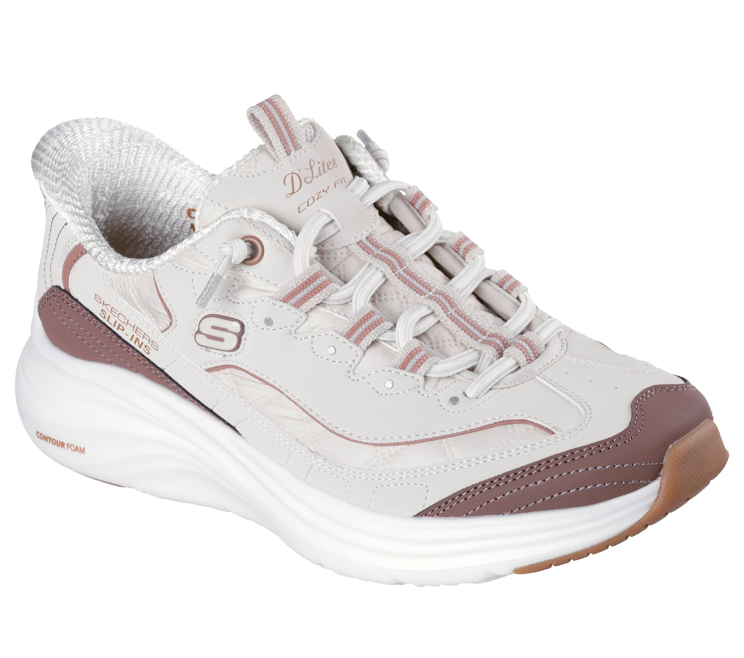 Skechers Women's Contour Foam Sweet Nostalgia Cozy Fit Hands Free Slip Ins