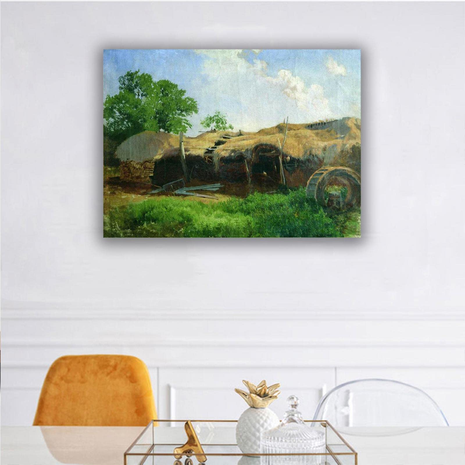 Amazon.co.jp: フョードル・ヴァシリエフ 有名な絵画版画 キャンバスに