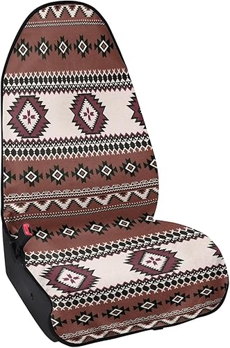 Miniatura 2 de Fundas de asiento de toalla para camiones, estilo azteca, fundas de asiento para automóviles para mujeres, impermeables, para asiento delantero