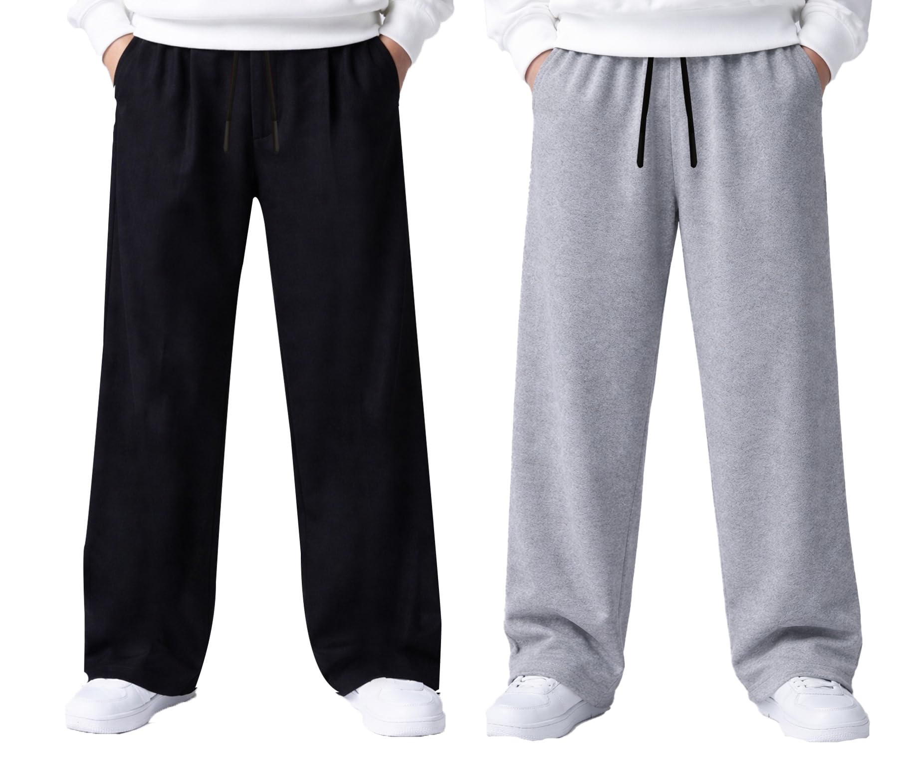 jugular Men's Cotton Blend Baggy Combo Trackpants(Pack of 2) | Oversized Fit Streetwear | Comfortable Casual Joggers for Men-picture-19