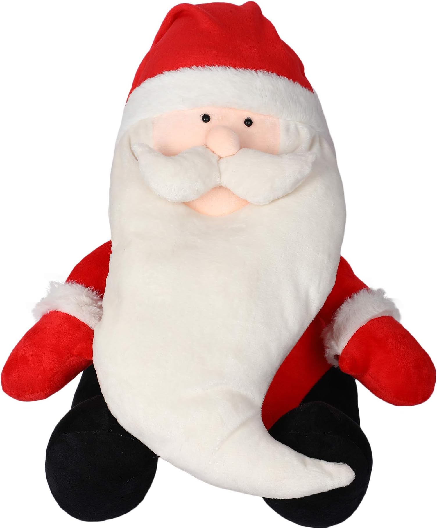 HUG 'n' FEEL SOFT TOYS Santa Claus Soft Toys, Baby Toys, Kids Toy, Soft Toy, Toy for Girl, Birthday Gift for Girl, Christmas Decorations for Home, Toy Gift for Girls, Toys Gift Items, (35cm, Red)