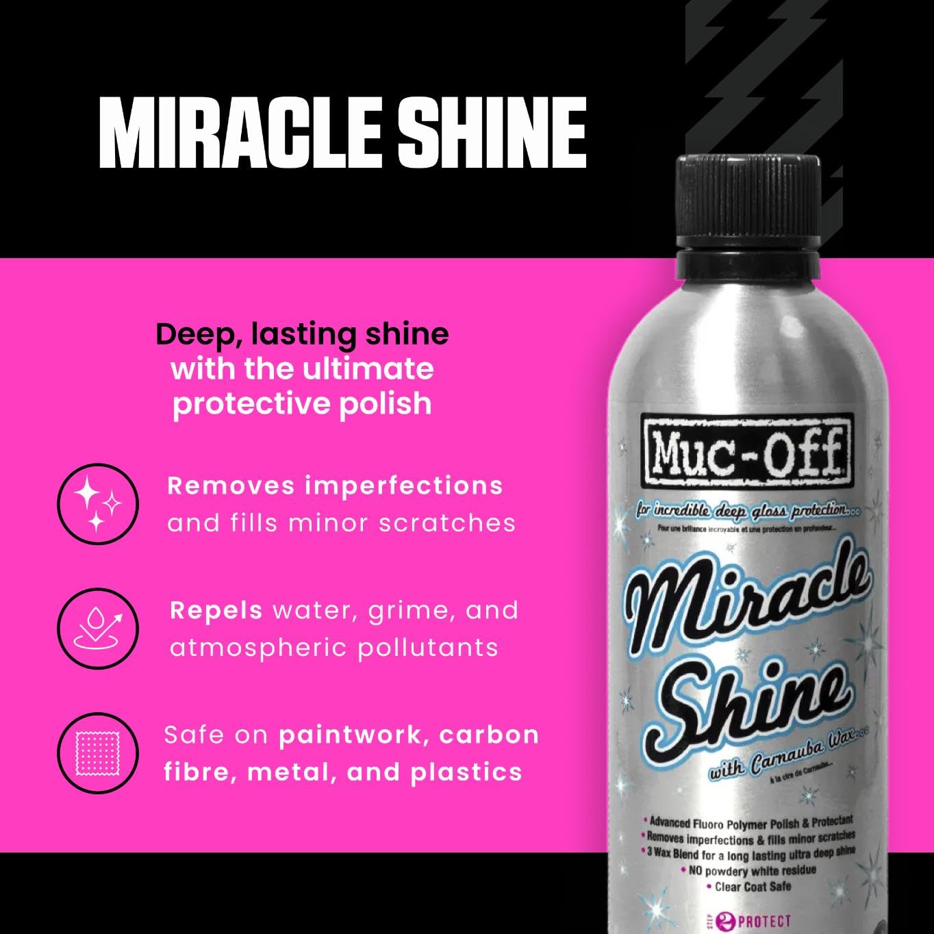 Amazon.co.jp: Muc-Off Miracle Shine 500ml マックオフ ミラクル