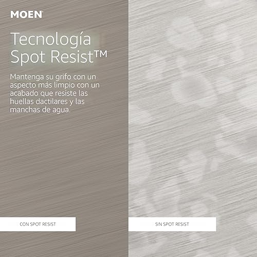 Vista 7 de Moen Engage Spot Resist - Cabezal de ducha de mano extraíble de seis funciones de níquel cepillado de 5.5 pulgadas con sistema de acoplamiento