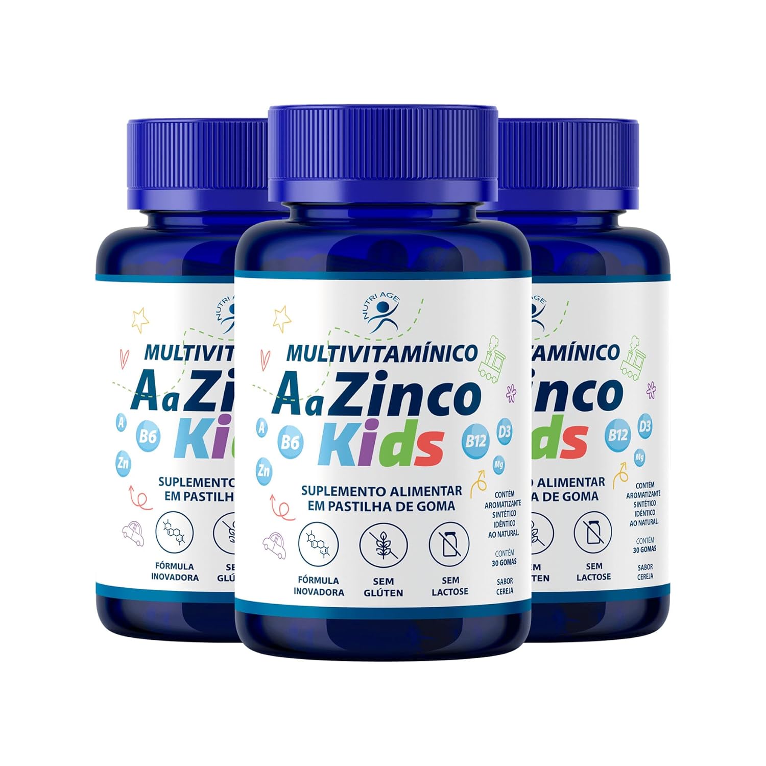 NutriAge – Multivitamínico Aa Zinco Kids – 5 Potes – 150 Gomas – Desenvolvimento e Imunidade – Sabor Cereja em promoção! Veja a oferta e mais achadinhos de Vitaminas & Suplementos 9 Hoje é o melhor dia para comprar NutriAge – Multivitamínico Aa Zinco Kids – 5 Potes – 150 Gomas – Desenvolvimento e Imunidade – Sabor Cereja com aquele preço maroto! Promoção! Aproveite a oferta! 9
