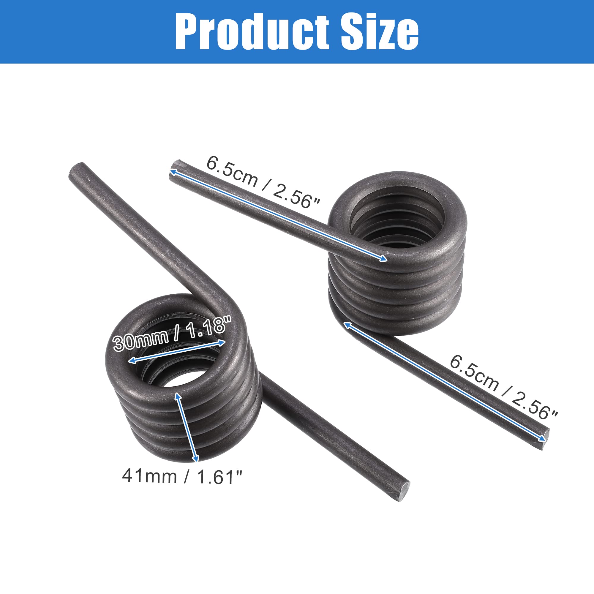 X AUTOHAUX 1 paire de ressorts hélicoïdaux de rampe de remorque pour voiture, ressorts de remorque de remplacement pour côté gauche et droit