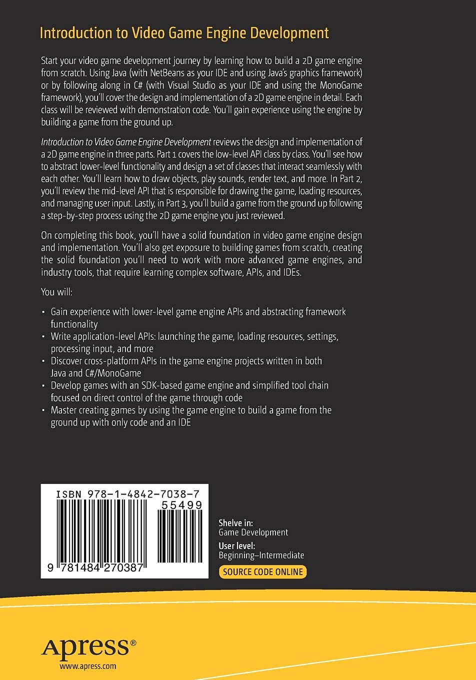 Introduction to Video Game Engine Development: Learn to Design, Implement,  and Use a Cross-Platform 2D Game Engine : Brusca, Victor G: Amazon.de: Books