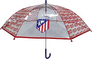 Comprar CyP Brands- Atlético de Madrid- Paraguas, Sombrilla infantil, Umbrella, Diámetro 48 cm, Manual,Transparente, Producto Oficial