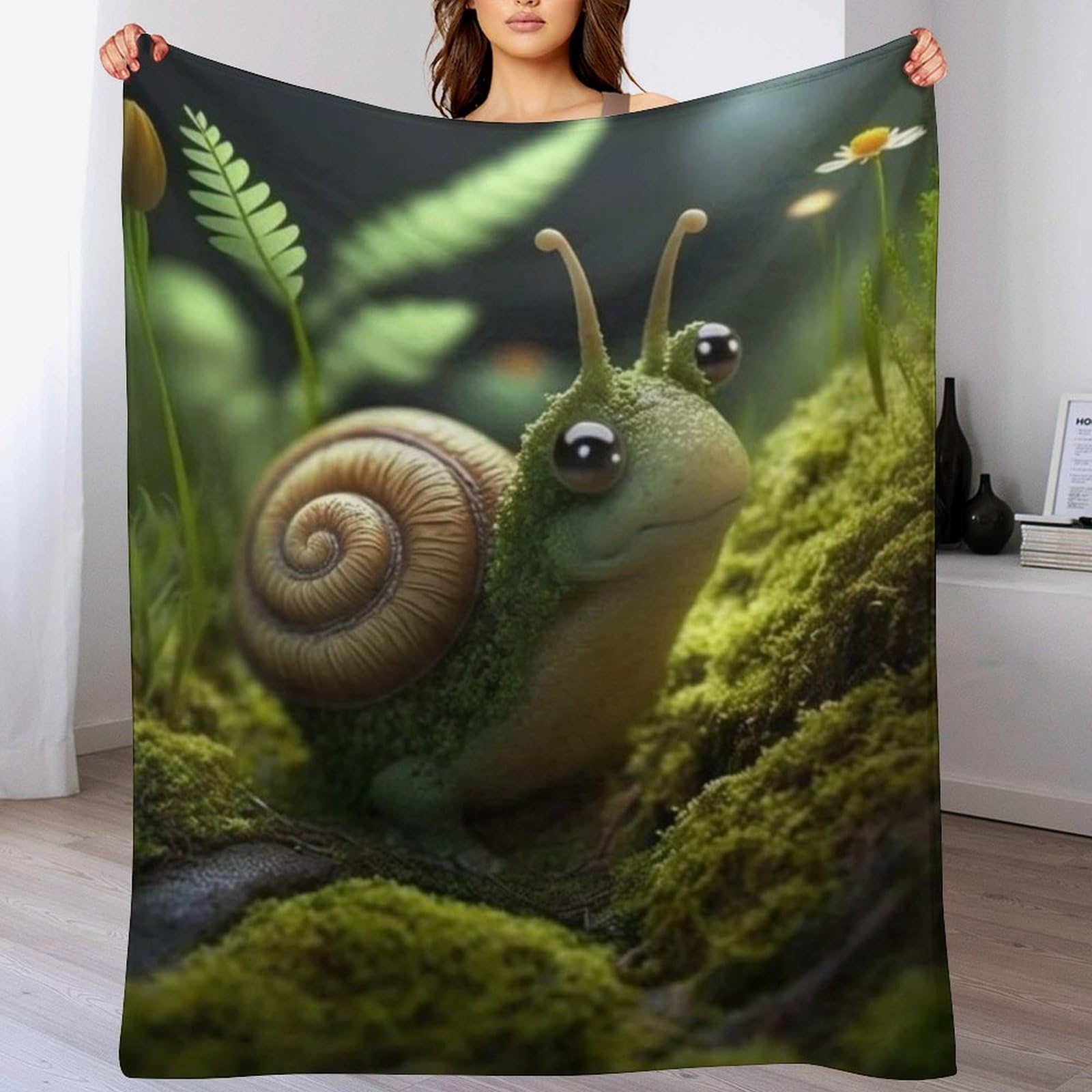 Manta de caracol para las cuatro estaciones combate el frio del hogar con ligereza extrema