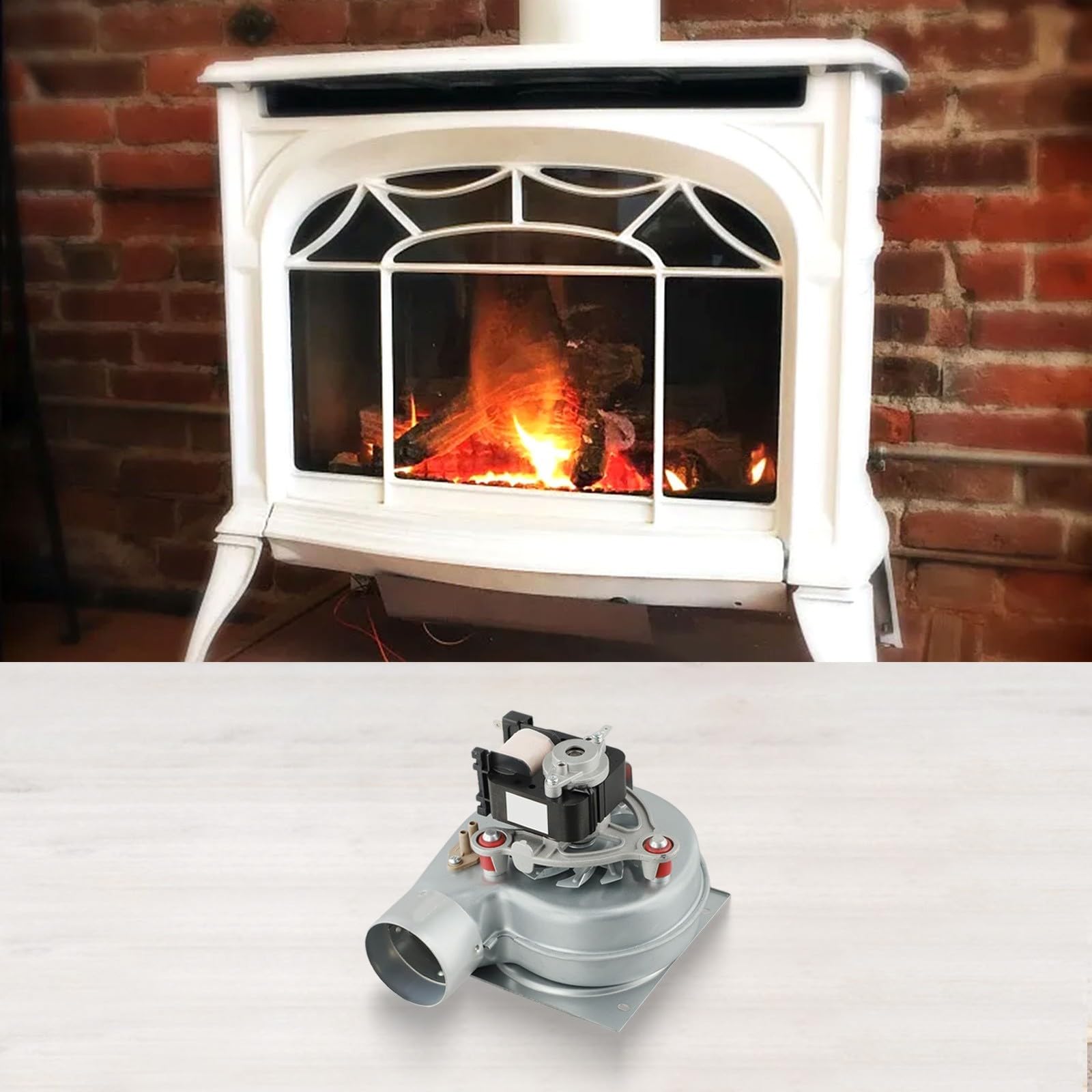 Moteur de ventilateur de chaudière, 35 W, montage mural, ventilateur d'escargot pour équipement de ventilation, pièces de rechange de coque en fer