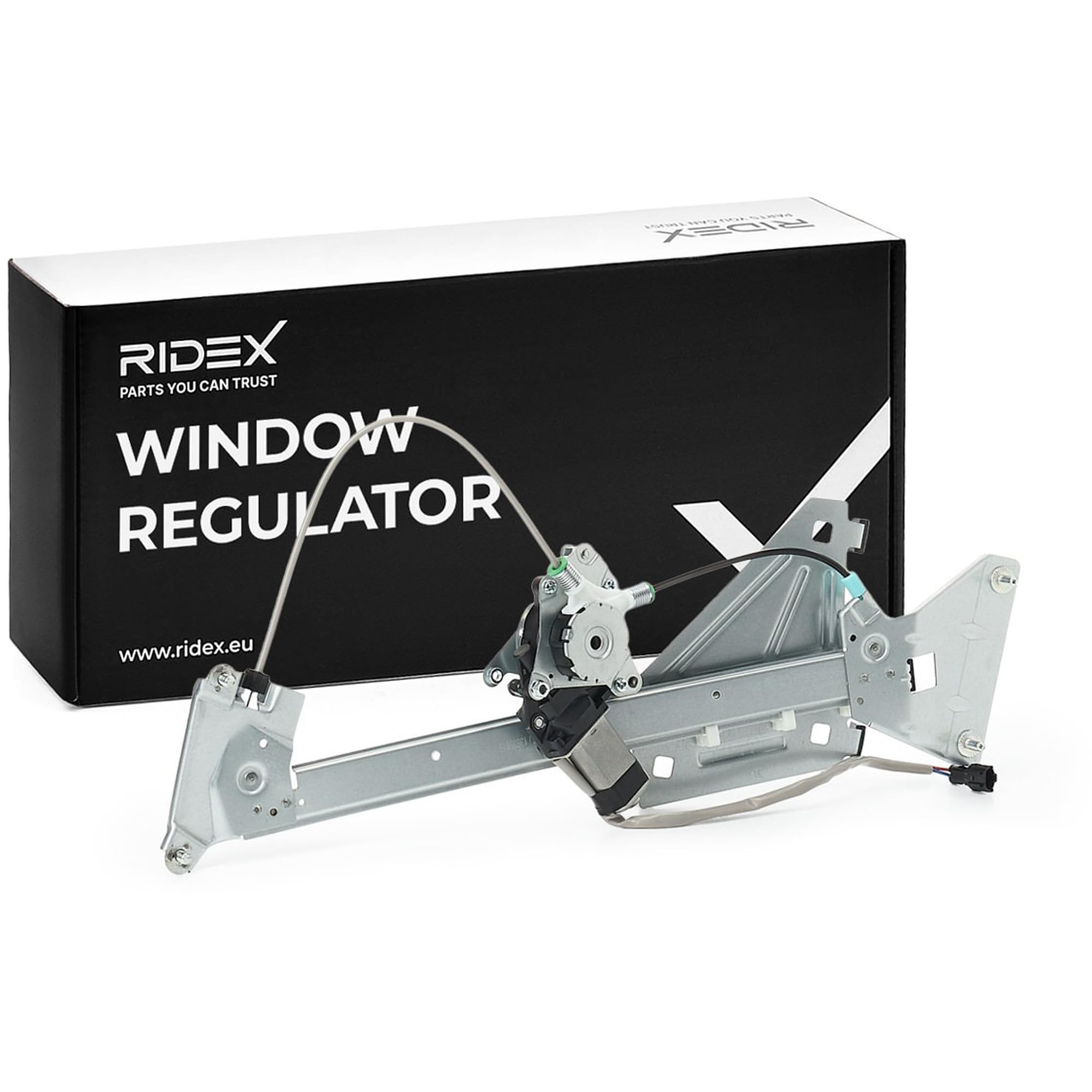 RIDEX 1561W0468 Elevalunas eléctrico Izquierda con electromotor Compatible con HYUNDAI COUPE GK