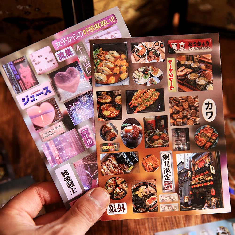 Amazon.com: JUMOYEEH Japanese Manga Style Sticker Book Four