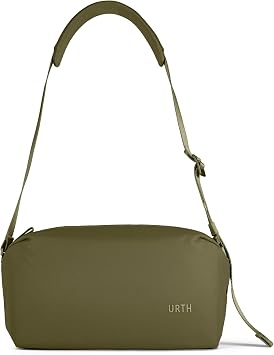 Urth Dolomite 8L Large Crossbody Camera Sling - Water Resistant, Recycled, Multifunction Photography DSLR Everyday Bag Green