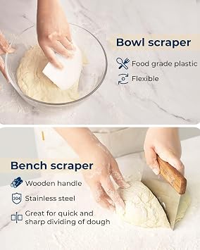 Silicone Banneton Proofing Basket, Complete Sourdough Bread Baking Supplies