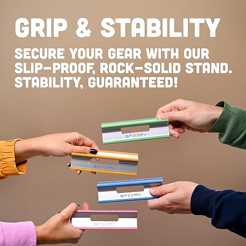 Miniatura 7 de Steepy Soporte ajustable para laptop, elevador de computadora de 3 alturas para escritorio, soporte portátil para laptop con altura ajustable