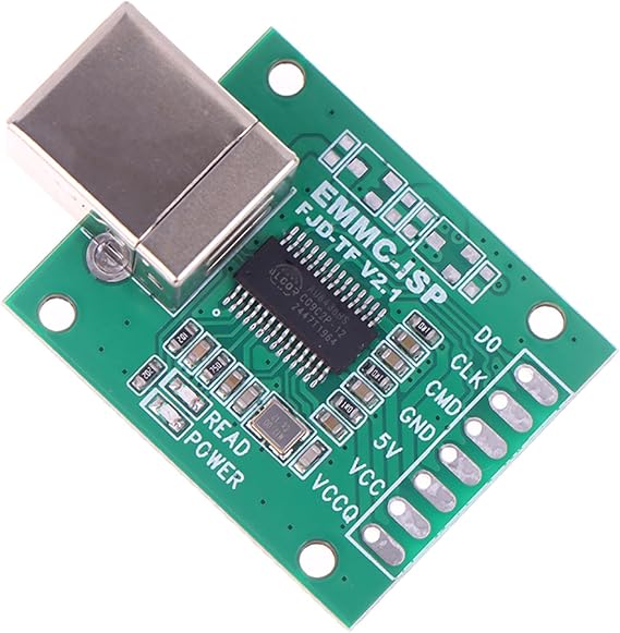 AU6438BS Repair Flashes Machine Unlocks EMMC-ISPs Flying Line Artifact Tool USB-B Type Communication Line Artifact Programming Tool for in Systems Device Testing