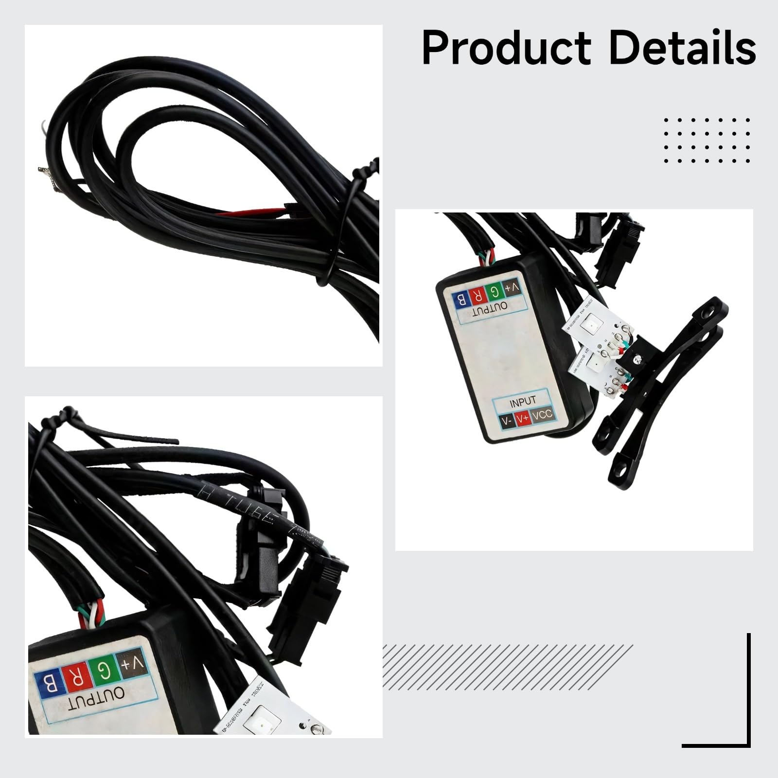 2 Pcs RGB Devil Eyes Led for Car, Color-Changing Eye Lights with Wireless Control, App-Based Customization for Safety