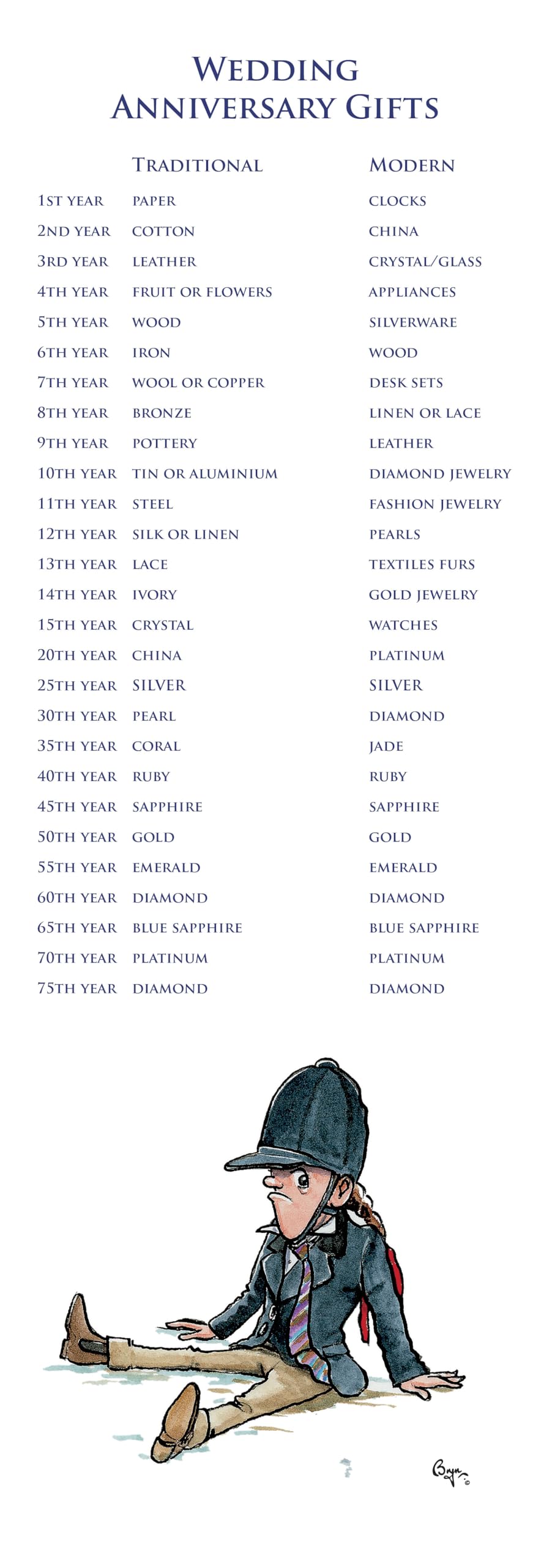 Horses for Courses Anniversary Calendar - Cartoon Characters of Equestrian Stereotypes - Image 2
