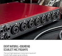 Vista 2 de 8 canales de pre ampliación de micrófono Focusrite Scarlett con compresión analógica, 8 entradas / 8 salidas