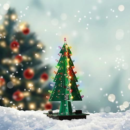 AZDelivery DIY LED Arbol de Navidad Kit hazlo tu Mismo Incluido eBook