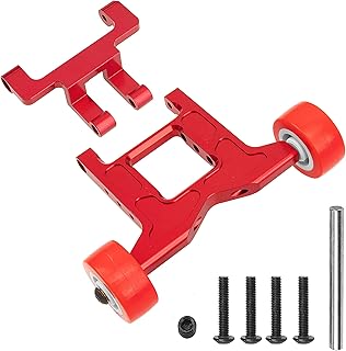 ShareGoo Wheelie Bar Set Front Stand Up Wheel Upgrades Part Compatible with 1/10 Arrma Granite & Big Rock 4x4 3S BLX Mega550,Kraton & Outcast 4x4 4S BLX RC Car (Red)