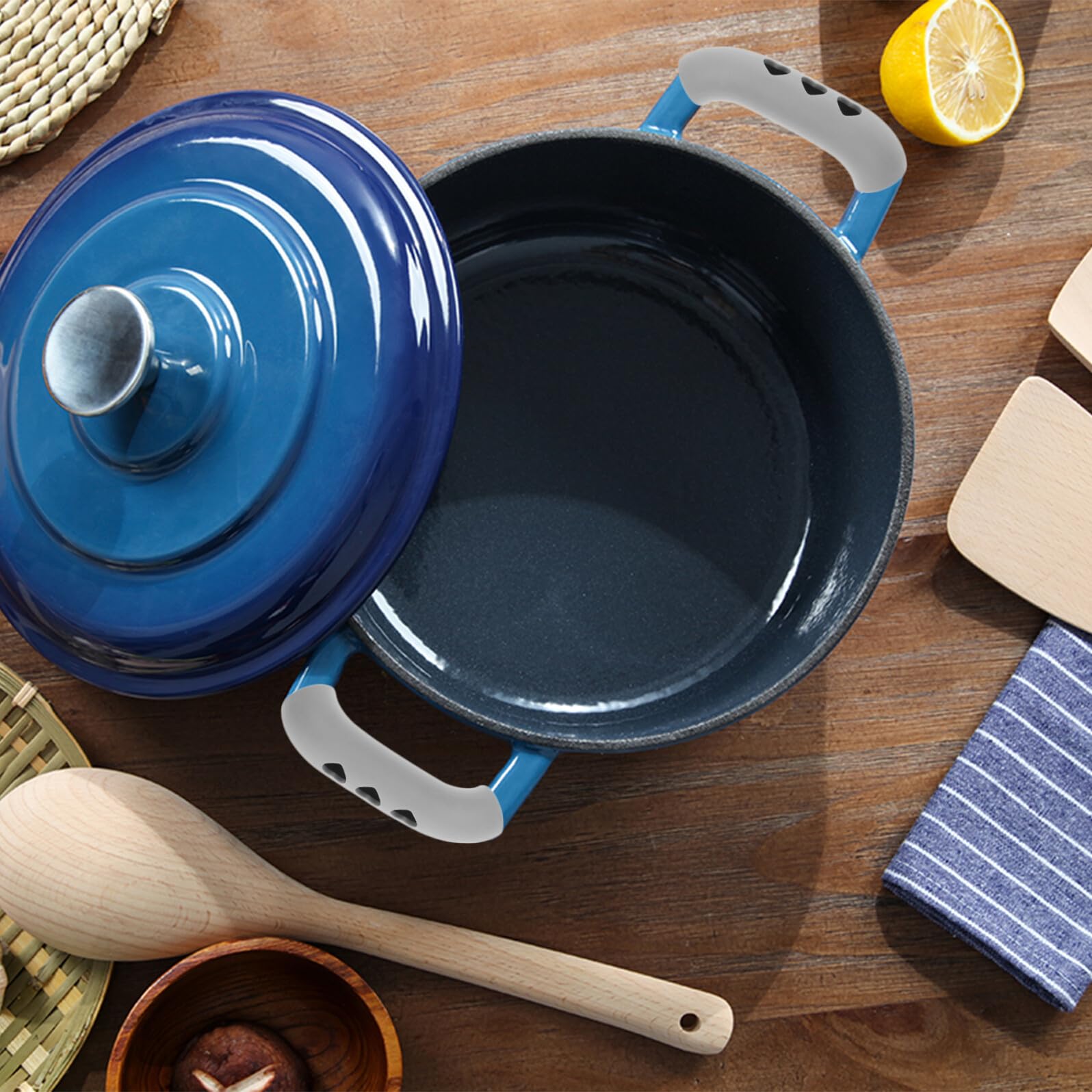 80 Unidades Fundas Antideslizantes para Asas de Ollas Resistentes al Calor Protectores Ergonómicos para Sartenes y Cacerolas Cubiertas Duraderas para Cocina Doméstica