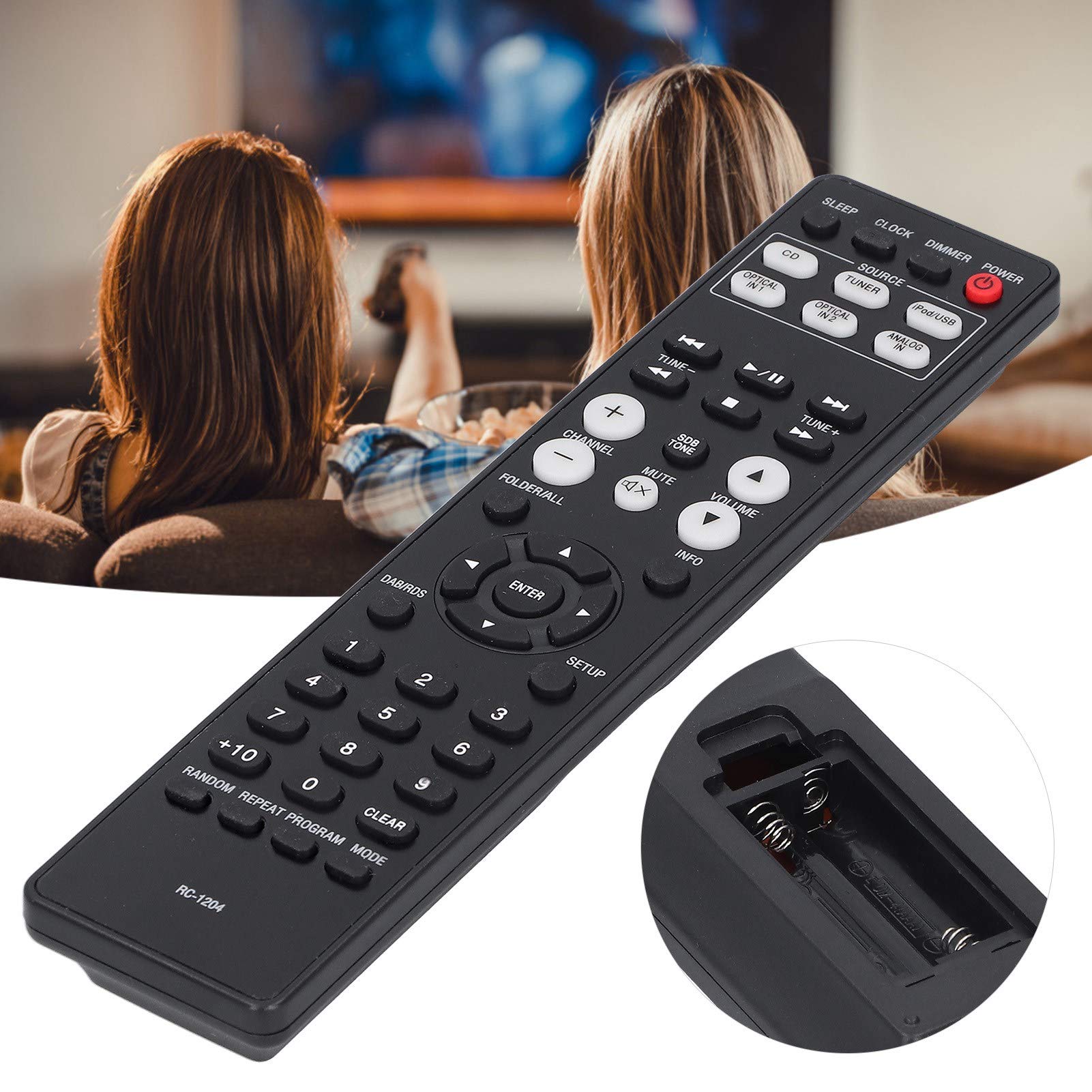 RC-1204 - Telecomando di ricambio compatibile con