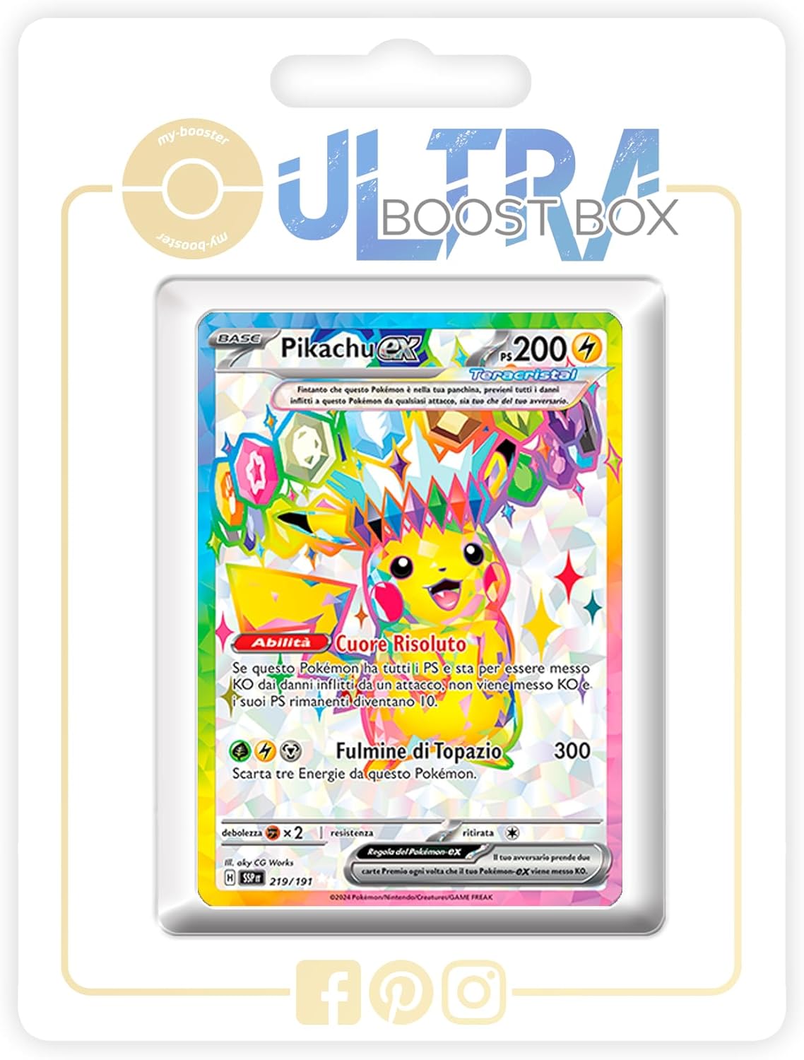 Pikachu ex 219/191 Tera Shiny Full Art - my-booster Cyprus | Ubuy Pikachu ex 219/191 Tera Shiny Full Art - my-booster Cyprus | Ubuy