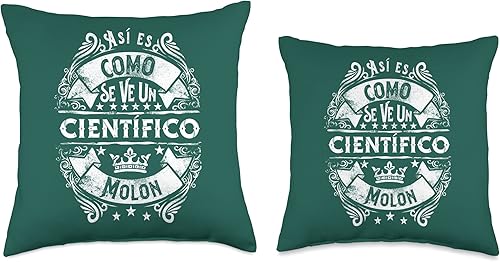 Miniatura 3 de Regalo Original Mejor Científico Regalos Un Científico Molon Divertido Humor para Hombre Cientifico Throw Pillow 16x16 Multicolor