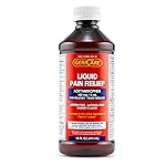 GeriCare Regular Strength Liquid Acetaminophen 160 mg, Pain Reliever, Fever Reducer, Aspirin & Alcohol Free, Cherry Flavored 16 Fl Oz (Pack of 2)