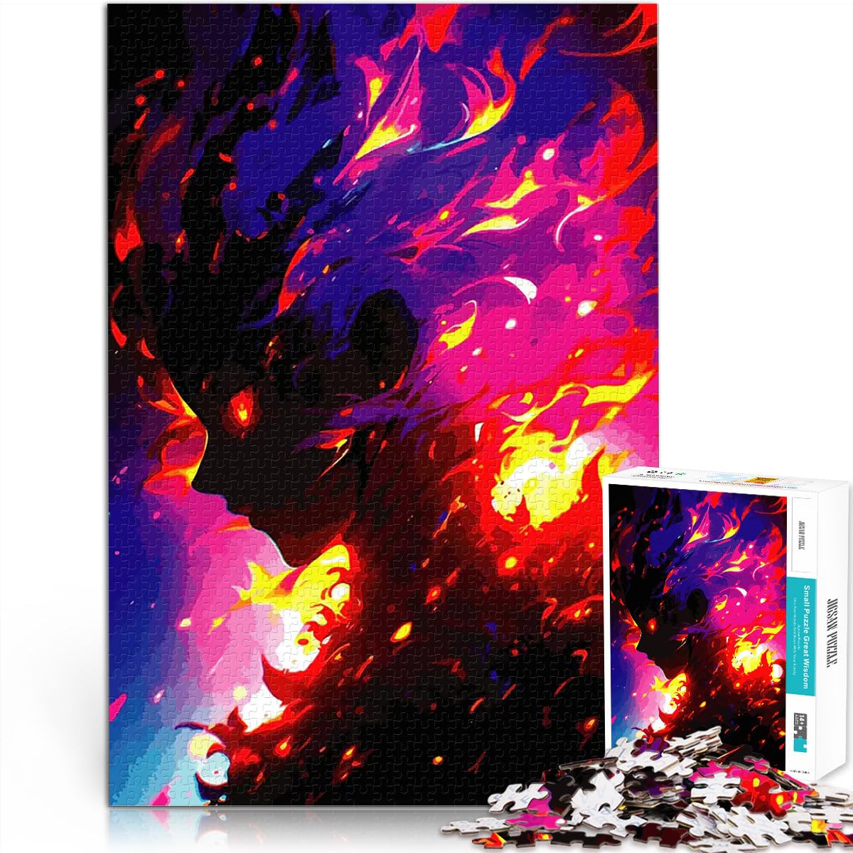 2000 Piece Jigsaws for teenagers Demon Slayer Stressabbau Staycation Zeit totschlagen Wanddekoration70x100cm — image 1