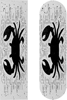 IOHGbo Stickers for Skateboard, Crabe Skateboard DIY Decorative Gifts for Teens Girl Boys Kids, 2-Packs Cuttable Laptop Luggage Case Skateboard Sticker