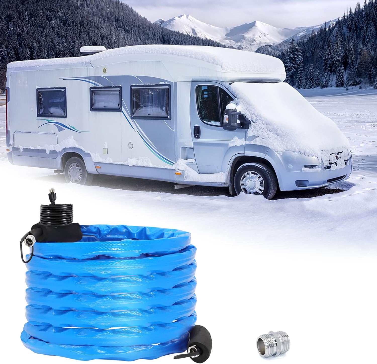 INMUA Heated Water Hose for RV, 33FT Heated Drinking Water