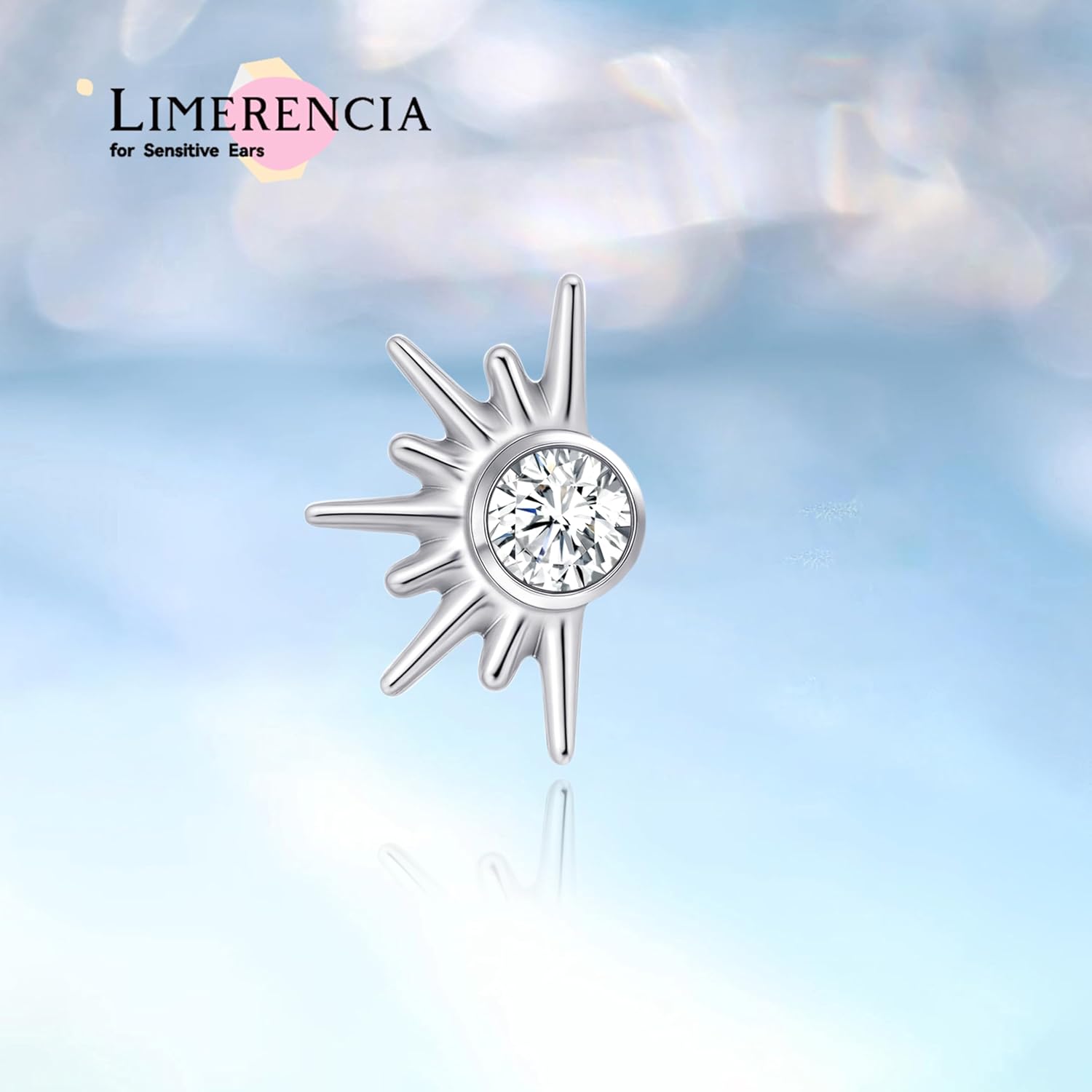 limerencia 20G Hypoallergenic Flat Back Push Pin Earring,Titanium Conch Nose Helix Tragus Piercing Jewelry for Women men,Implant Grade Threadless Press Fit Stud Earring(1pc) - Image 3