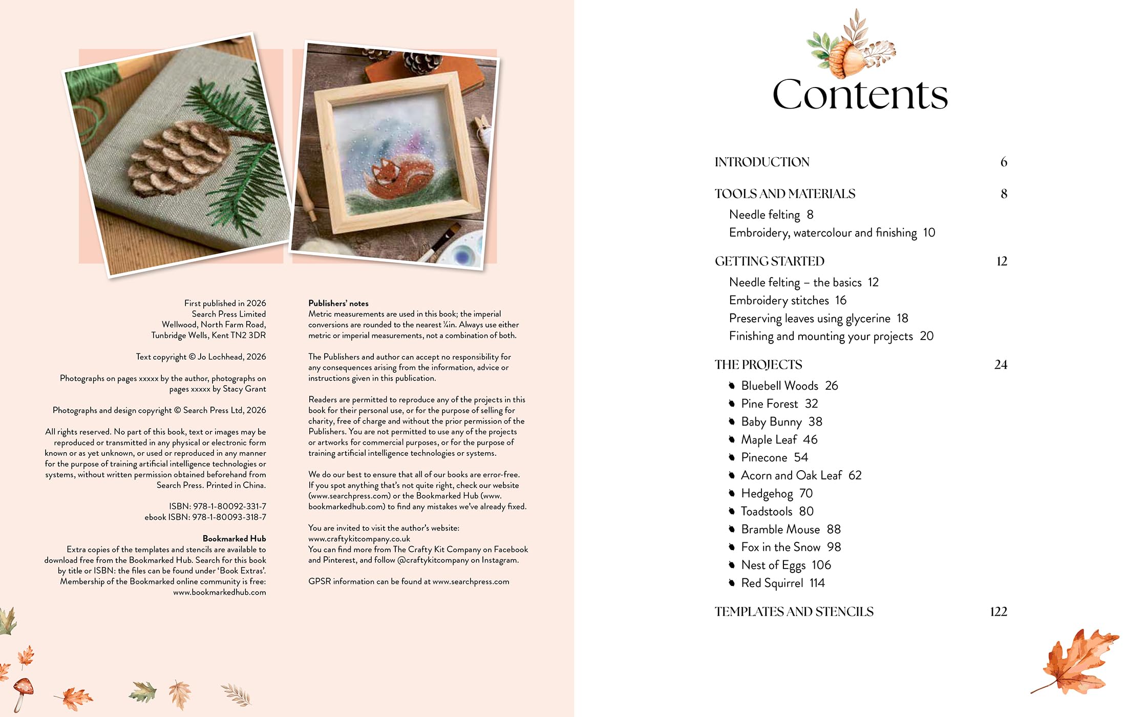 Needle Felting Art: 12 Mixed-media Woodland Projects to Paint and Sew