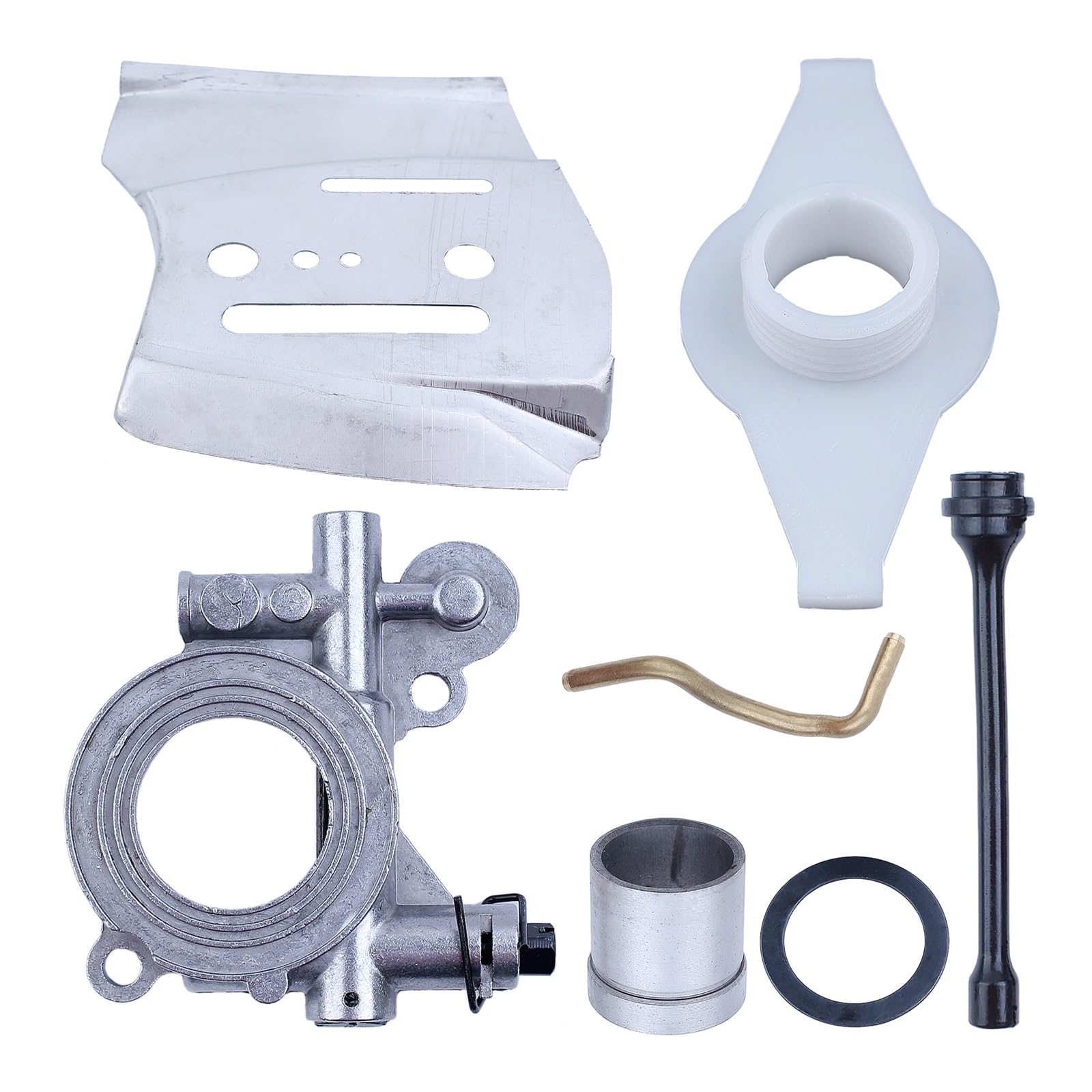 Zhenlygs One Color Oil Line Worm Gear Bar Plate Fit For Cs 2171 2172 2186 2188 2063 2065 2071 Chainsaw Guide Inner Spare Part