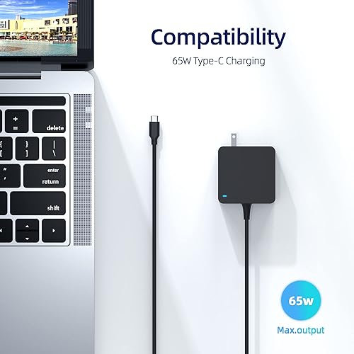 Miniatura 2 de Cargador de CA tipo C con certificación UL para Asus Zenbook UX325JA UX325EA UX363EA UX363E UX325J UX425JA UX425EA UX435EG UX425J UX425E UX371EA