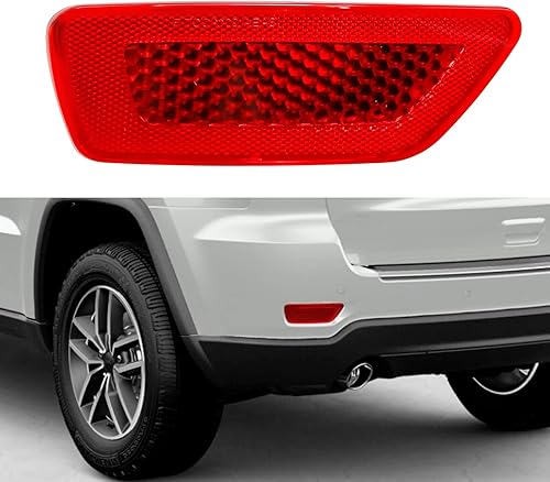 Miniatura 4 de 57010721AC Reemplazo de luces reflectoras para parachoques trasero para Jeep Grand Cherokee Dodge Journey 2011-2021 lado trasero izquierdo