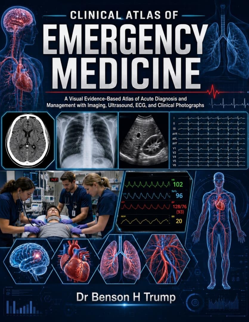 Clinical Atlas Of Emergency Medicine: A Visual Evidence-Based Atlas of Acute Diagnosis and Management with Imaging, Ultrasound, ECG, and Clinical Photographs (French Edition)