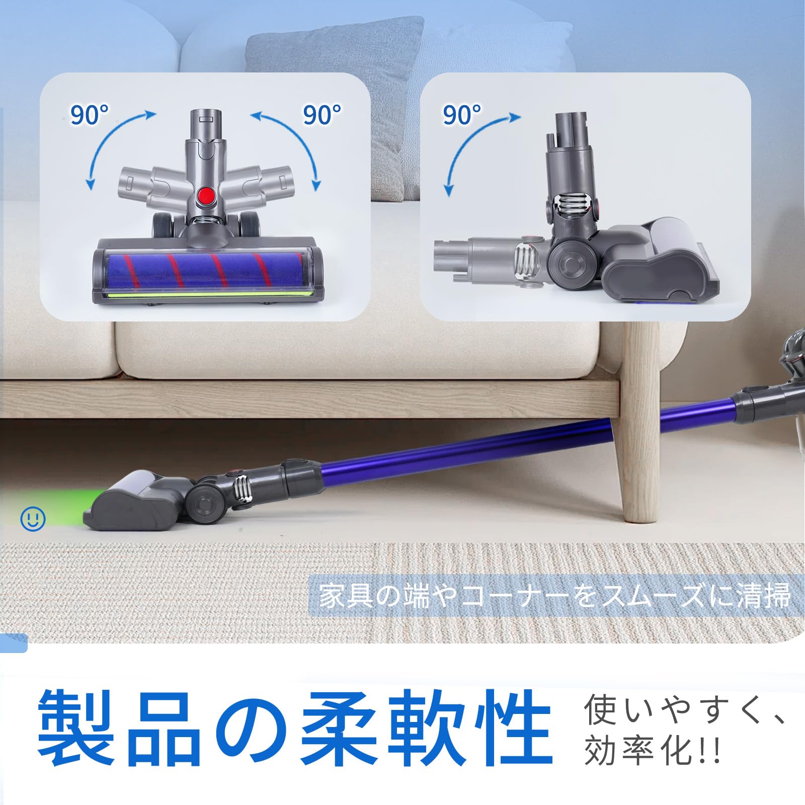 Amazon | ダイソン V6 ヘッド LED 広域ダス検出 DC58 DC59 DC61 DC62