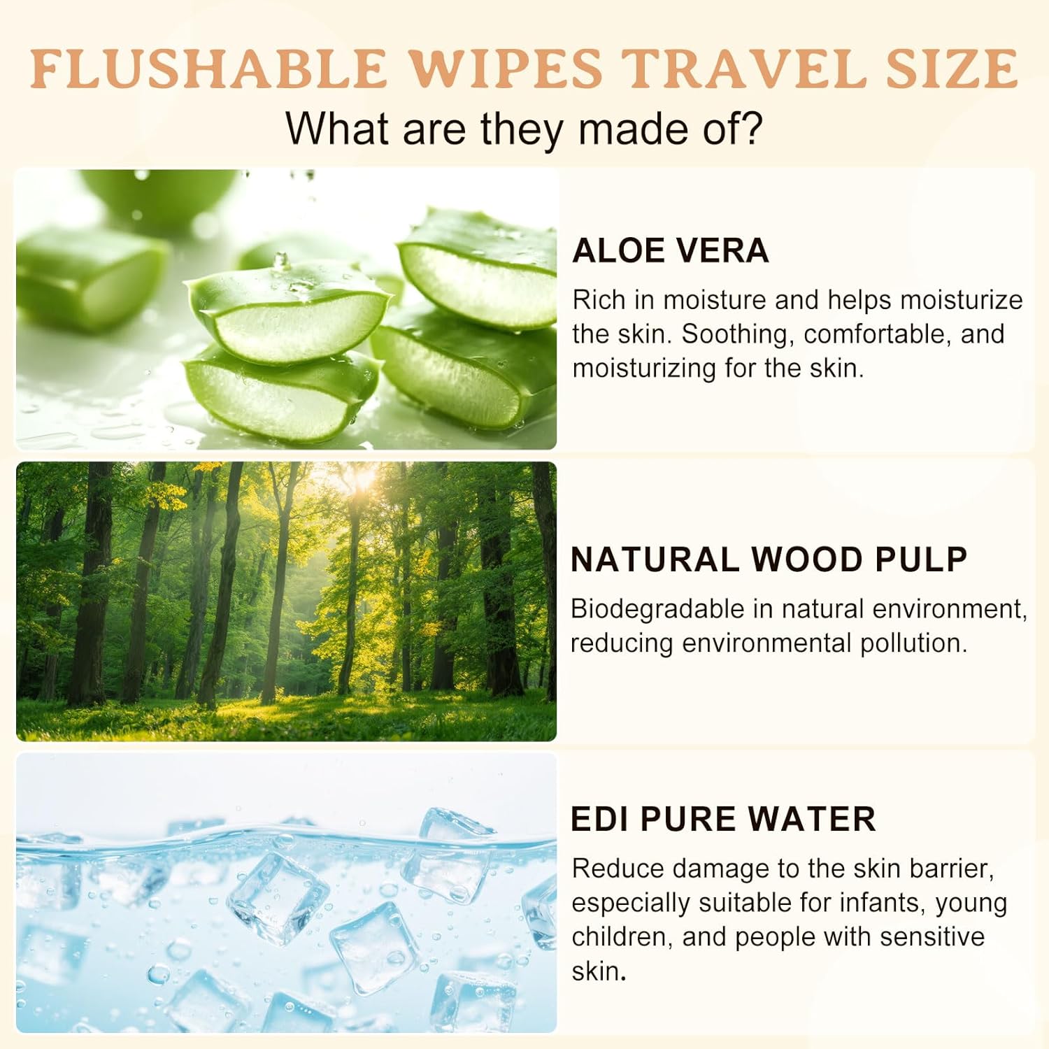twoworld Flushable Wipes Travel Size Individually Wrapped for Women and Men,Unscented Wet Wipes Travel Size for Adult,Women,Men,Girl and Homeless (Black,Pack of 400)