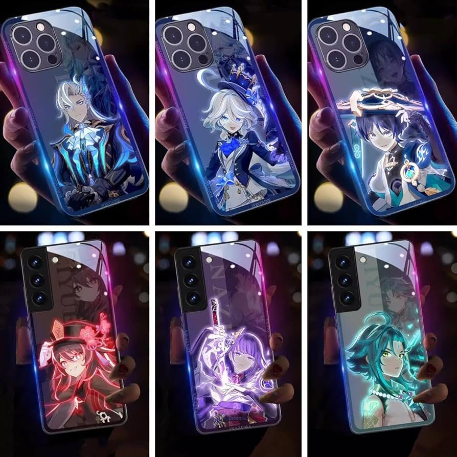 Amazon.co.jp: 原神 Samsung用発光ケース スマホケース Galaxy