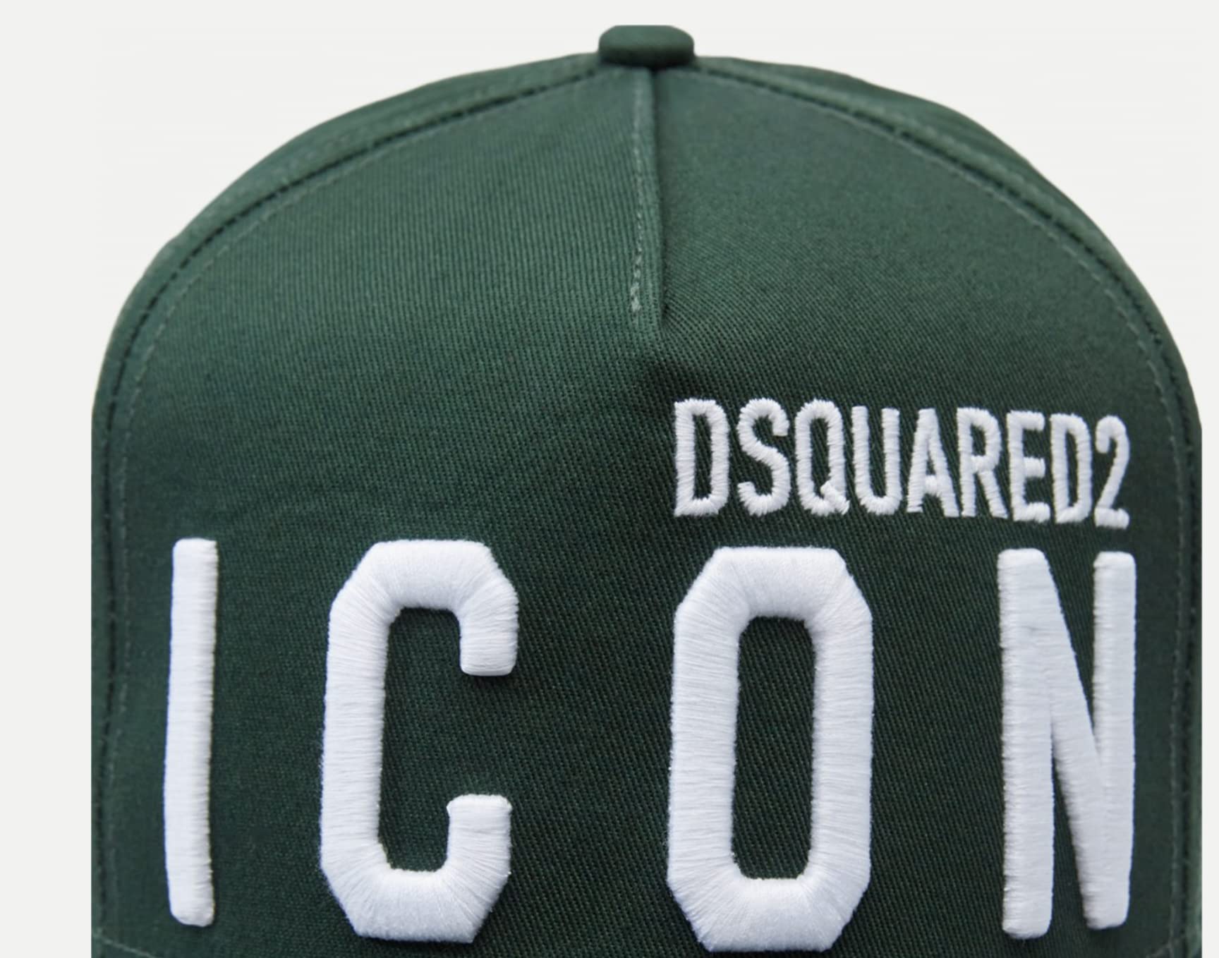 DSQUARED2 New Icon czapka bejsbolówka czapka czapka czapka New Model Green White, zielony, Rozmiar uniwersalny
