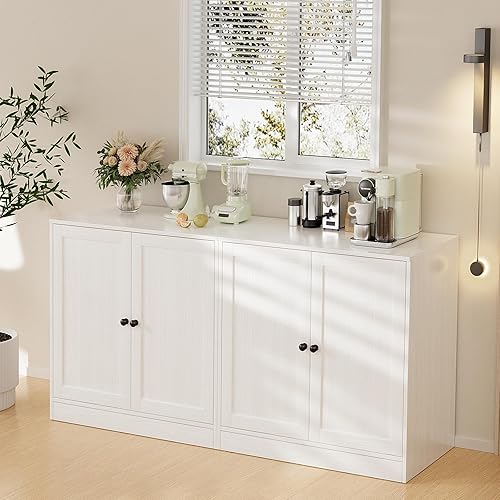 Miniatura 8 de TUSY Armario modular de almacenamiento de 31.5 pulgadas, 4 estilos, moderno juego de soporte de TV para sala de estar, aparador con cajón, armarios