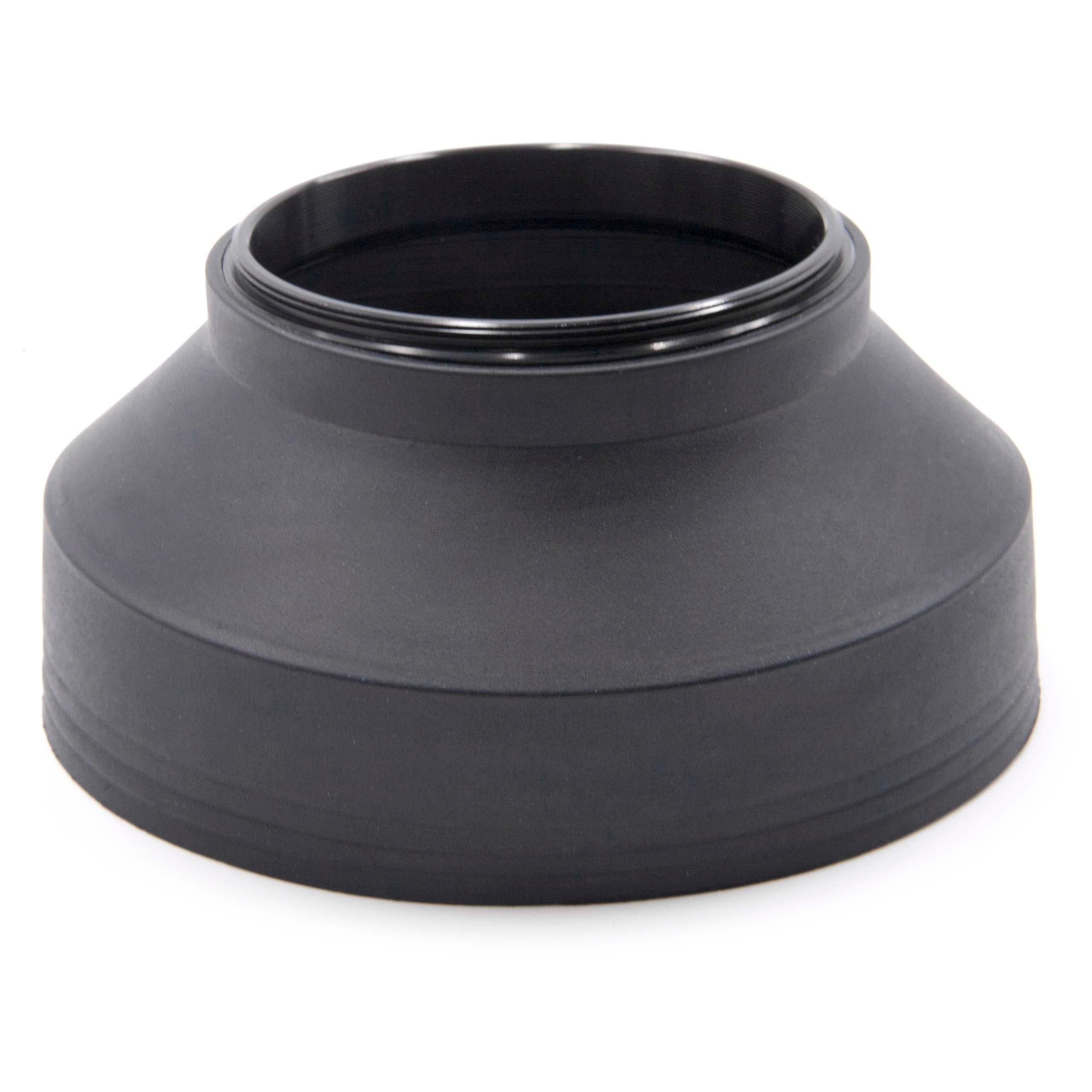 Vhbw Paraluce In Gomma 58mm Per Obiettivo Olympus 40-150 Mm | Parasole Rotondo Antiriflesso Nero