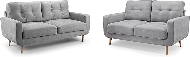 Honeypot - Sofa - Aurora - Grey Fabric - Corner - 3 Seater - 2 Seater (3 + 2 Seater)