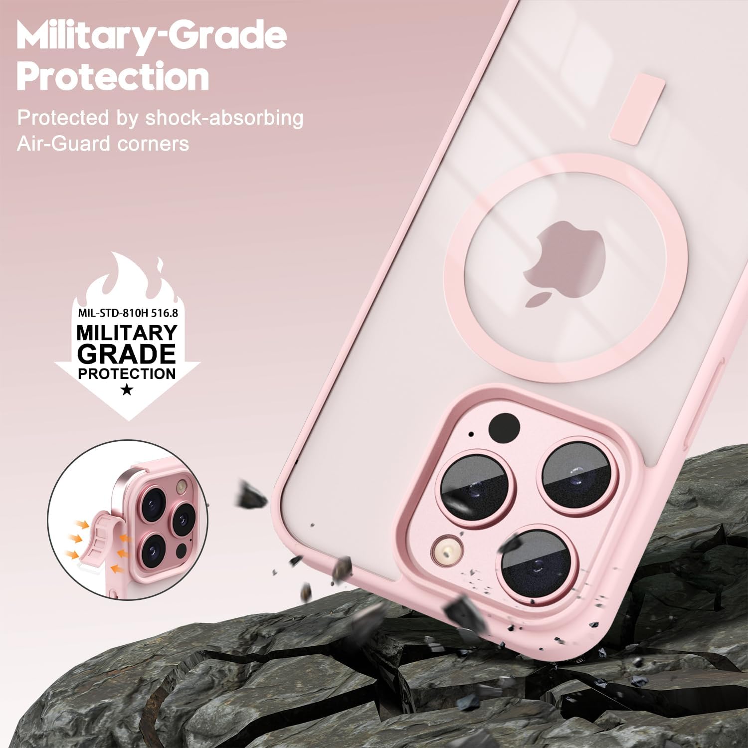 Amazon.com: oakxco for iPhone 15 Pro Max Case Clear Magnetic