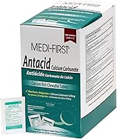 Vista 5 de Medi-First 80233 Tabletas antiácidas masticables de menta, 100